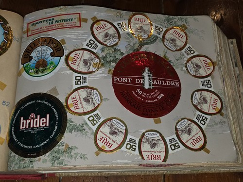 Ancienne etiquette fromage - ancienne, de
