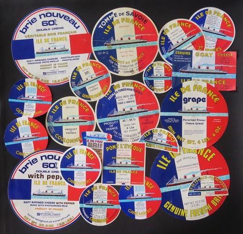 étiquettes fromage ile - 21, de