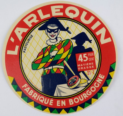 Etiquette ancienne fromage - etiquette,