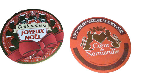 Lot étiquettes de fromage - étiquettes,