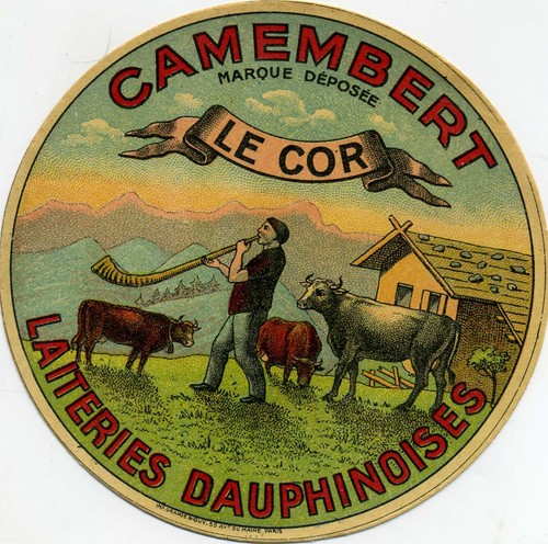 Etiquette fromage ancienne - etiquette,