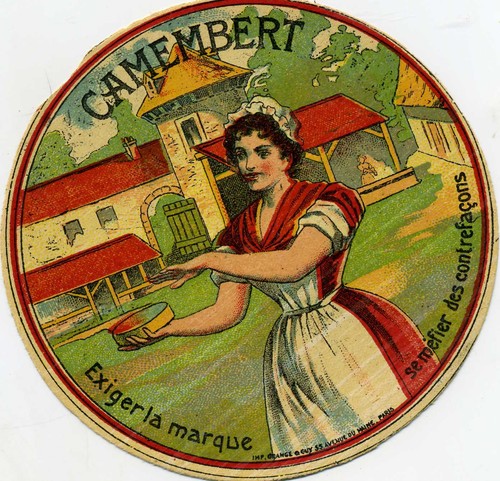 Etiquette fromage ancienne - fromage,