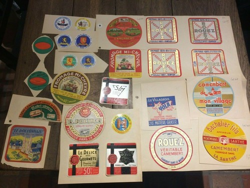 Lot étiquettes anciennes - lot,, 26