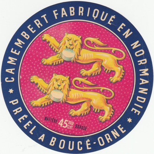 239 etiquette de - etiquette, camembert