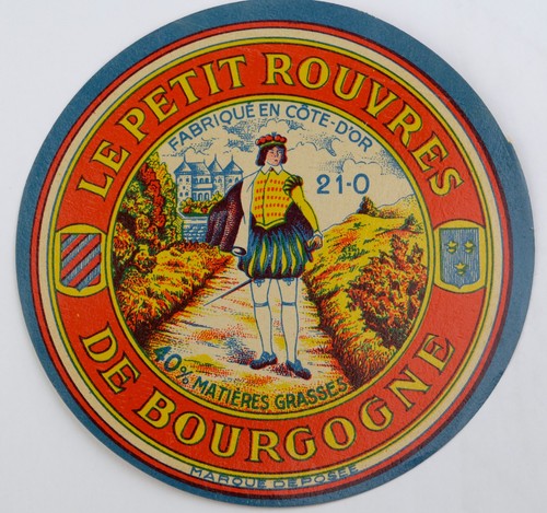 Etiquette ancienne fromage - de,
