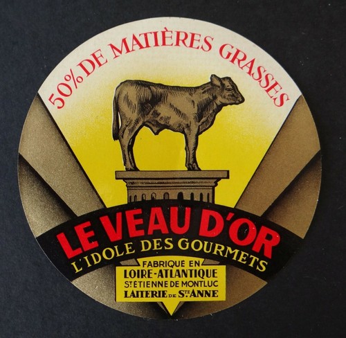 Etiquette fromage veau - fromage, le