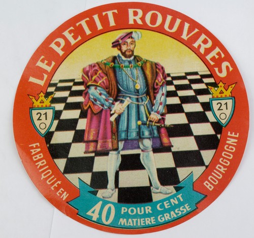 Etiquette ancienne fromage - de,