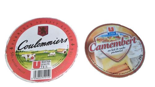 Lot étiquettes de fromage - lot,