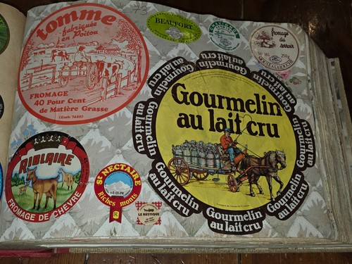 Ancienne etiquette fromage - etiquette,